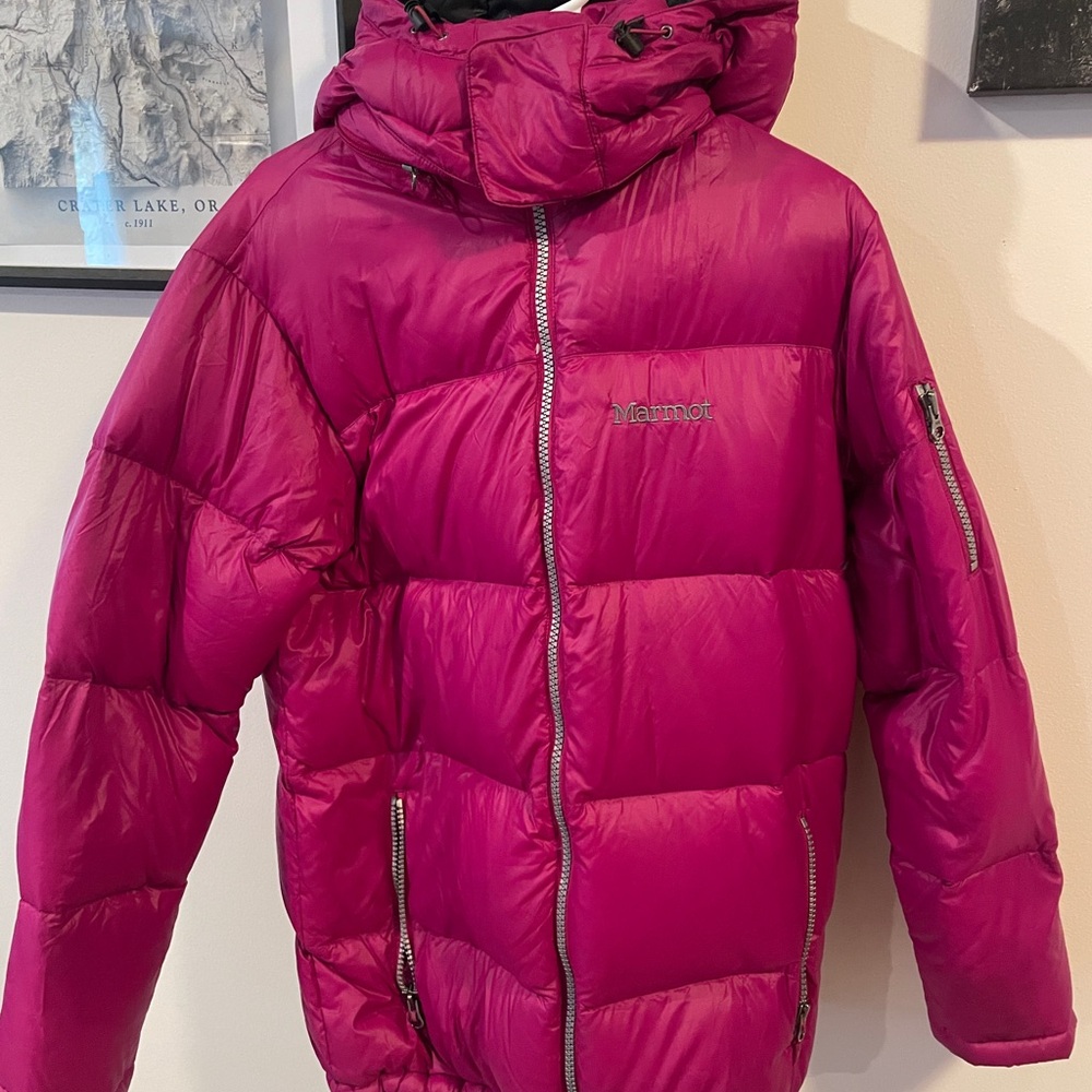 Marmot Fuchsia Down Jacket